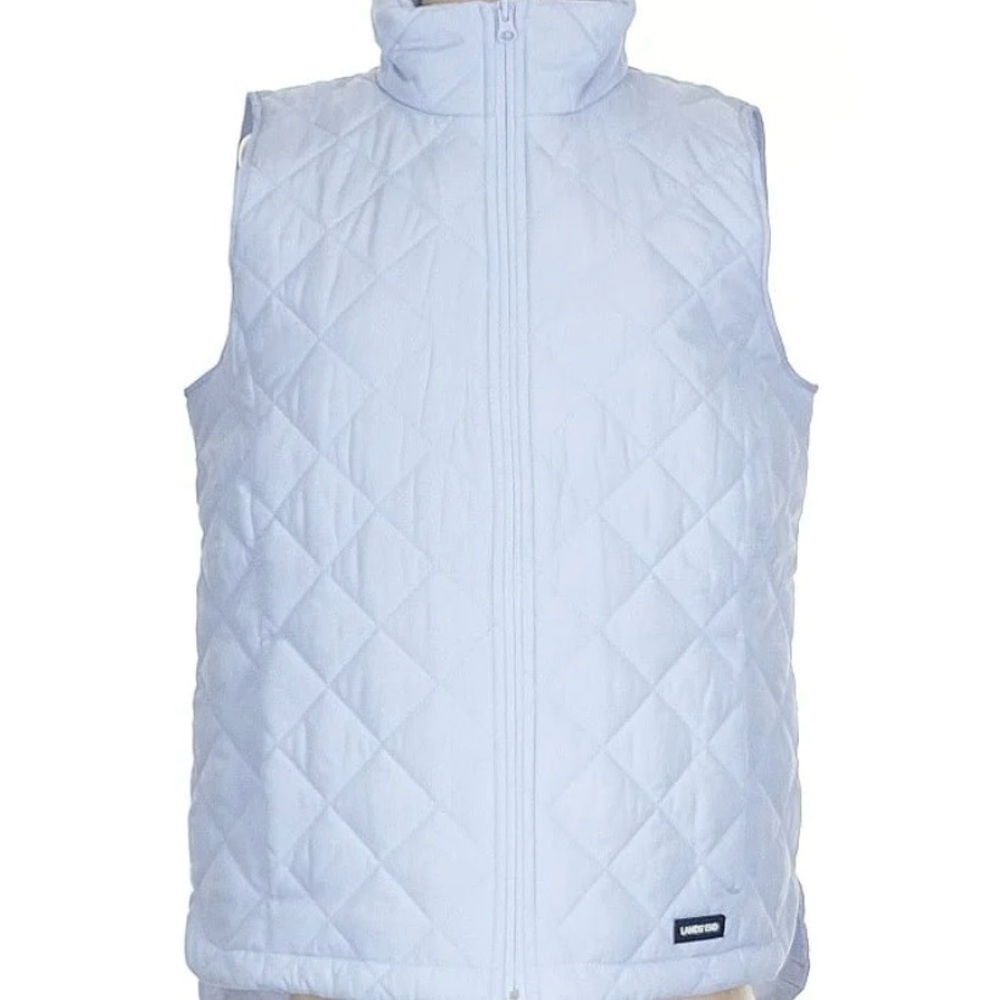 LANDS END Feather Free Puffer Vest-NWOT